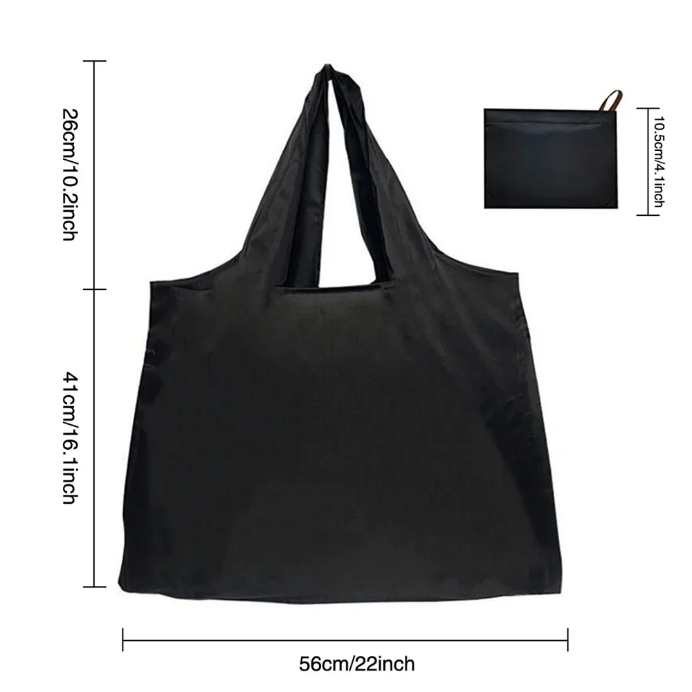 Custom Free Name Foldable Shopping Bag Eco-Friendly Tote Bag Large Capacity Storage Pouch Travel Handbags Reusable Grocery Bags