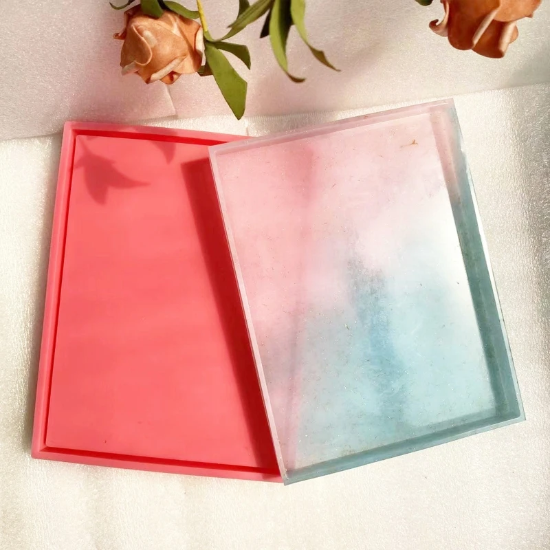 Home Storage Tray Epoxy Resin Crafts Silicone Easy to Use Gift for DIY Lover