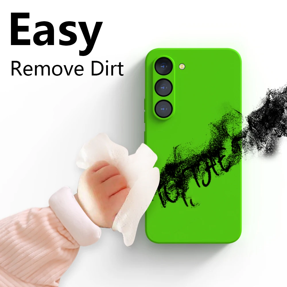 Silky Silicone Soft-Touch Protective Phone Case Cover