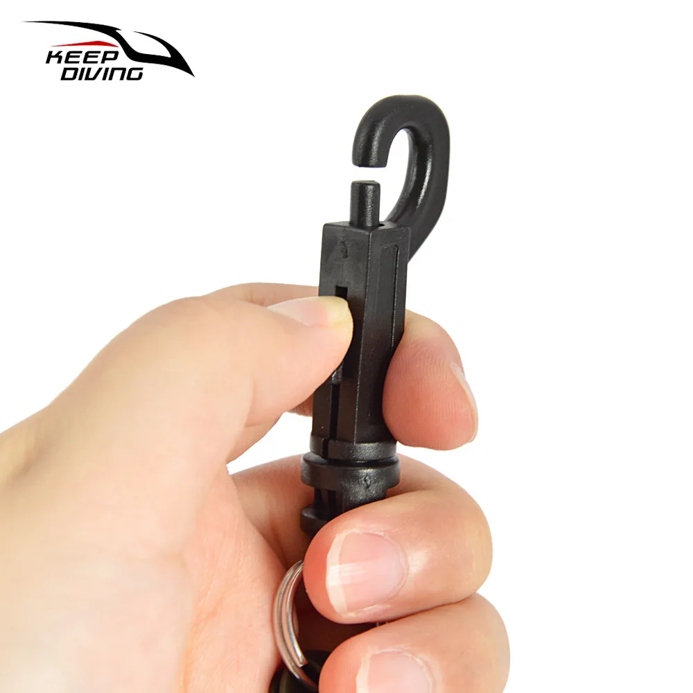1 pcs Outdoor Dual frequency Survival Whistle Diving Rescue Emergency Safety With Quick-release Buckle