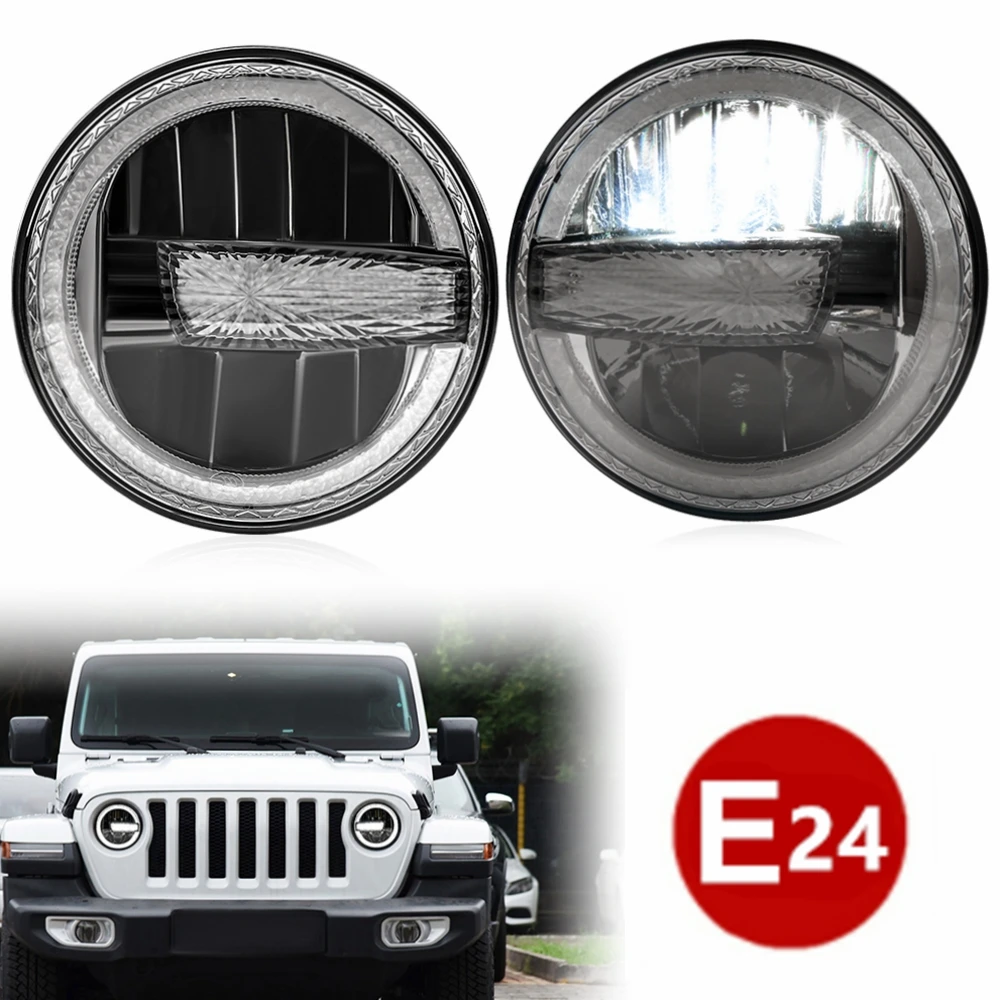 7-Zoll-LED-Scheinwerfer rund für Jeep Wrangler Jk Tj für Hummer H1