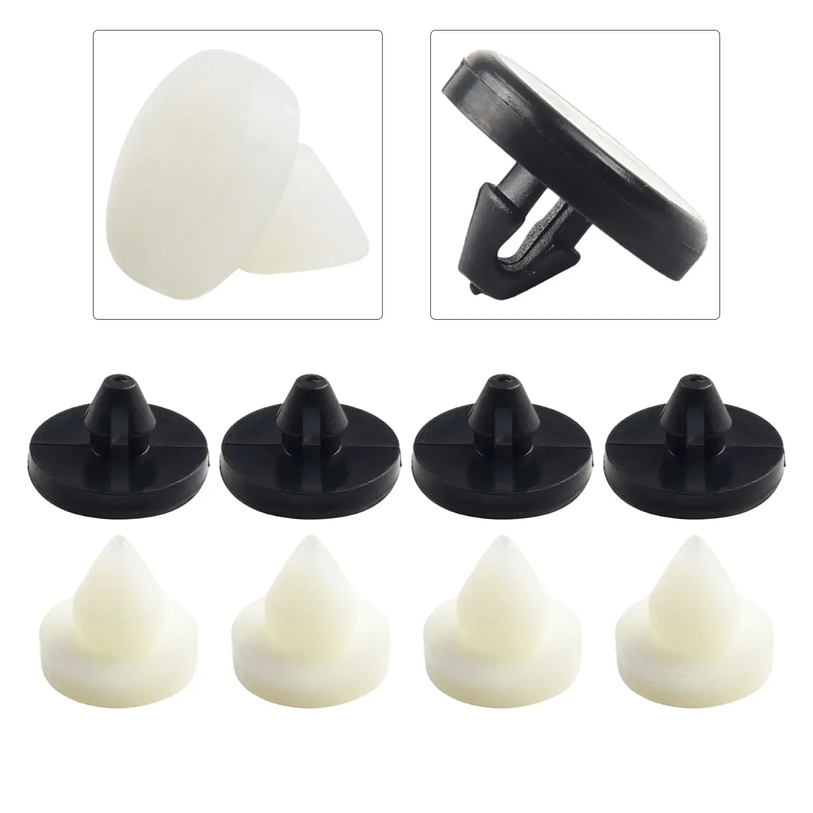 8Pcs Car Brake Clutch Pedal Stopper Pad Bushing For Honda For Civic Accord Car Brake Light Switch Limit Plastic Snap