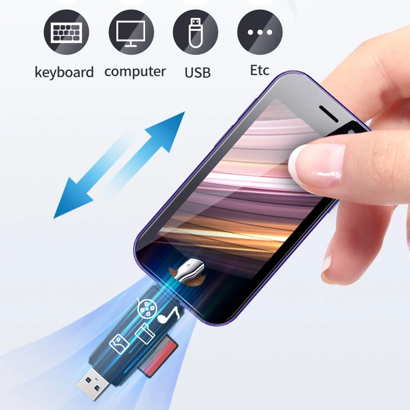 SOYES XS14 Pro Americas Version 4G Mini Smartphone 3.0" Screen 4GB RAM 128GB ROM Android 12 Supports Face ID WIFI BT 4