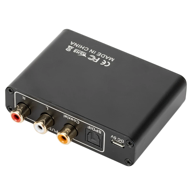 

192Khz ARC Audio Adapter Audio Extractor Digital To Analog Audio Converter DAC SPDIF Coaxial RCA 3.5Mm Jack Output