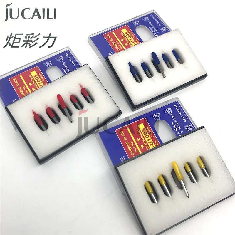 

JCL 5pcs 30/45/60 Degree Replacement Blades for Roland Cricut Plotter Knife Cutter Blades for Power Tools Cutting