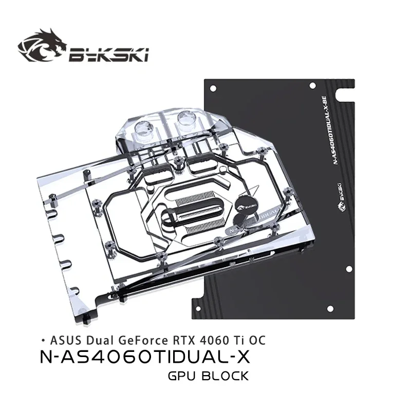 

Bykski Gpu Water Cooling Block For ASUS Dual GeForce RTX 4060 Ti OC,Computer Video Card Water Cooler Custom,GPU Cooling Radiator