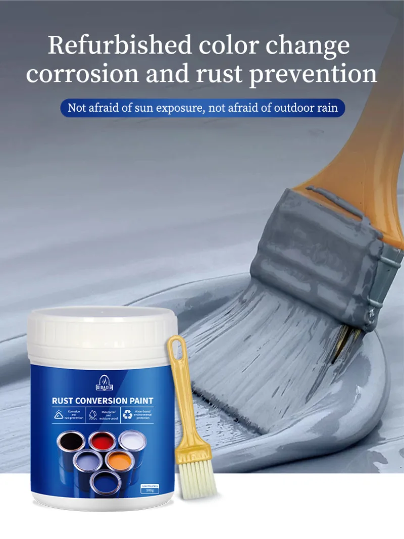 rustproof Waterborne antirust paint Restoration Multicolor Rust converted primer New upgrade paint exempt rust coating