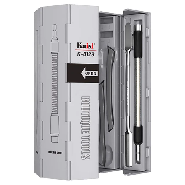 طقم مفكات صيانة Kaisi K-8128 الشامل (128 في 1) للهواتف واللابتوب 5
