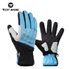 WEST BIKING Cycling Winter Gloves Thermal Full Finger Bike Gloves Touch Screen Windproof Warm Outdoor Sports Ski Bicycle Gloves