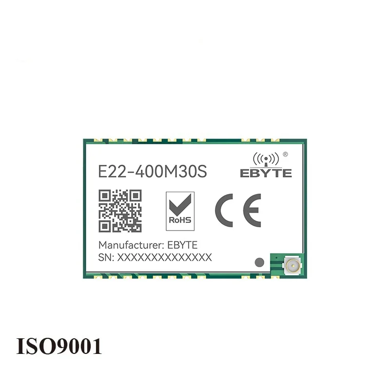 Wireless Module SX1268 1W LoRa 433MHz Wireless Rf Transceiver CDSENET E22-400M30S 30dBm IPEX Stamp Hole SMD Long Range High-precision TCXO
