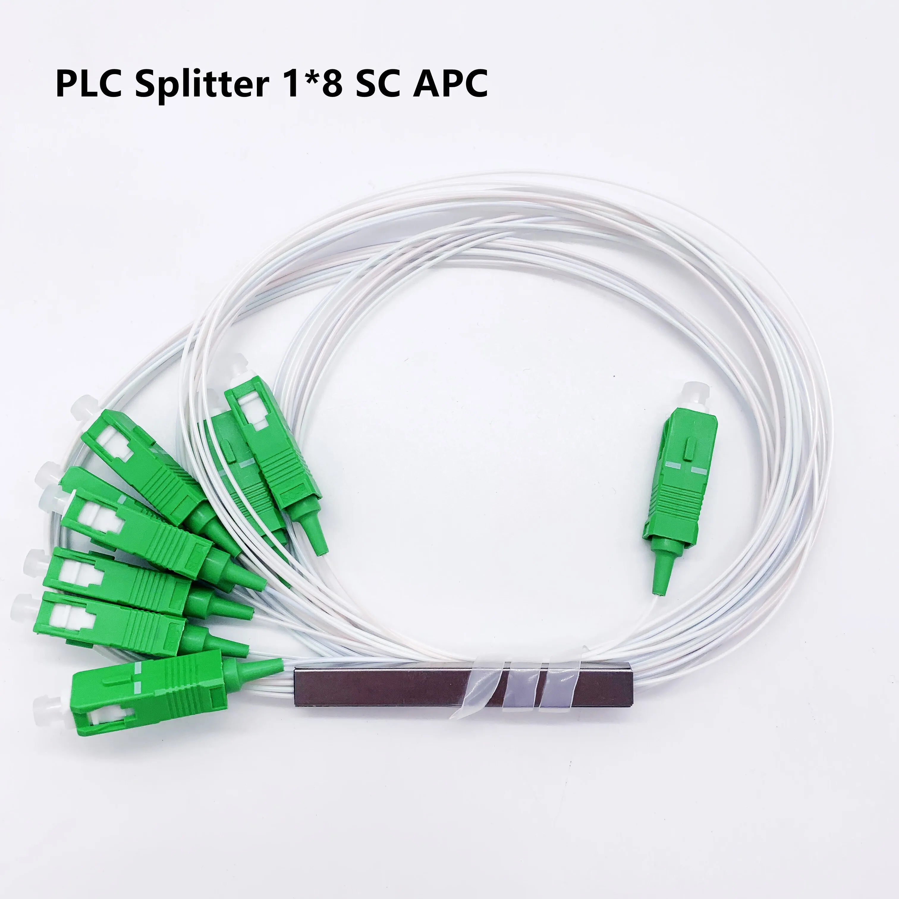 5PCS FTTH 광섬유 APC 커넥터 분배기 1x2 광섬유 튜브 분배기 PLC 분배기 1x2 1x4 1x8 1x16 1x32 분배기