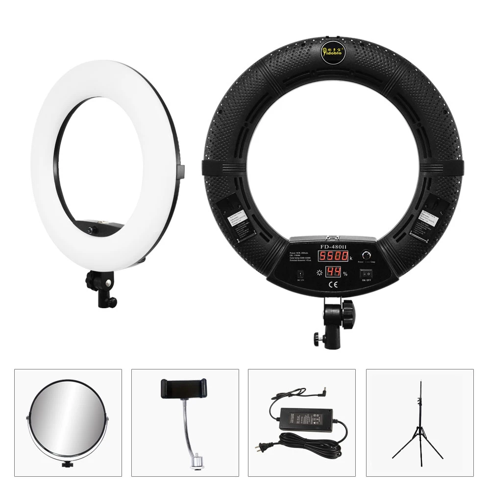 Led Ring Light Professional 45cm Video Lamp Selfie For Beauty Salon Tattoo Vlog Live