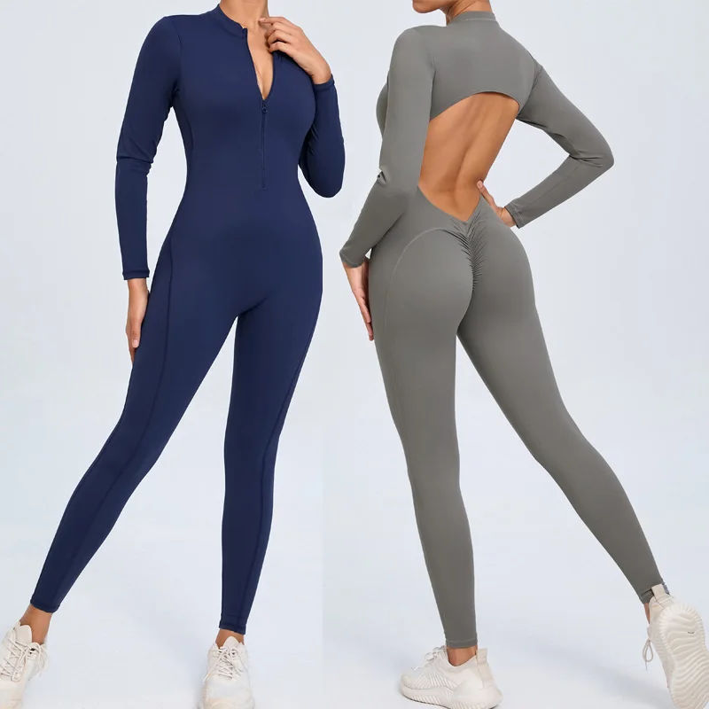 Vrouwen Yoga Jumpsuit Workout Jumpsuit Gym Yoga Set Sportkleding