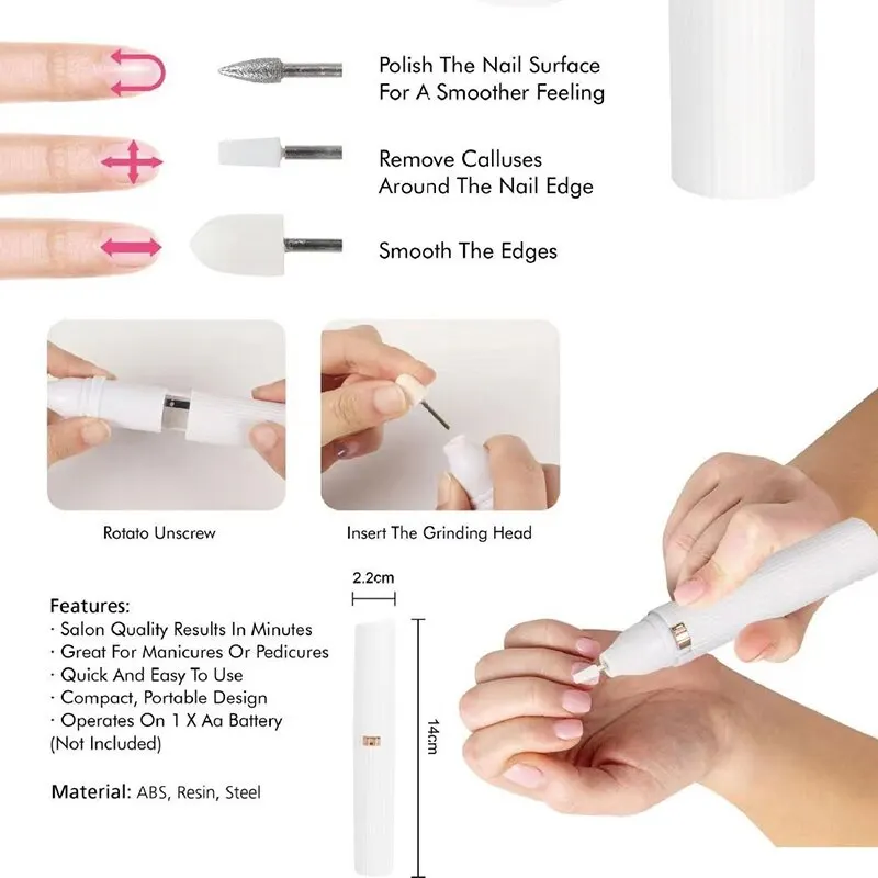 Electric nail drill electric nail polisher electric nail grinder manicure set professional manicure pedicure kit