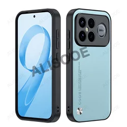 Fashion Fiber Texture PU - Leather & Plastic Protective Case Cover - POCO F4 GT (Light Blue)