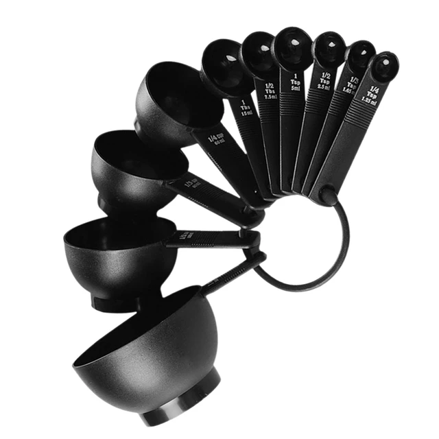 Dropship Baking Measuring Spoon Measuring Cup Set; 8-piece Set