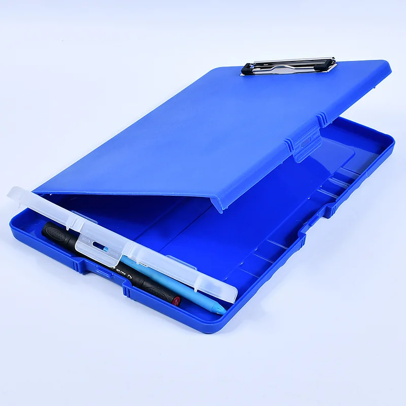 Plastic Storage Clipboard With Compartment - Heavy Duty Letter Sized Clipboard For Nurses & Students - View #8