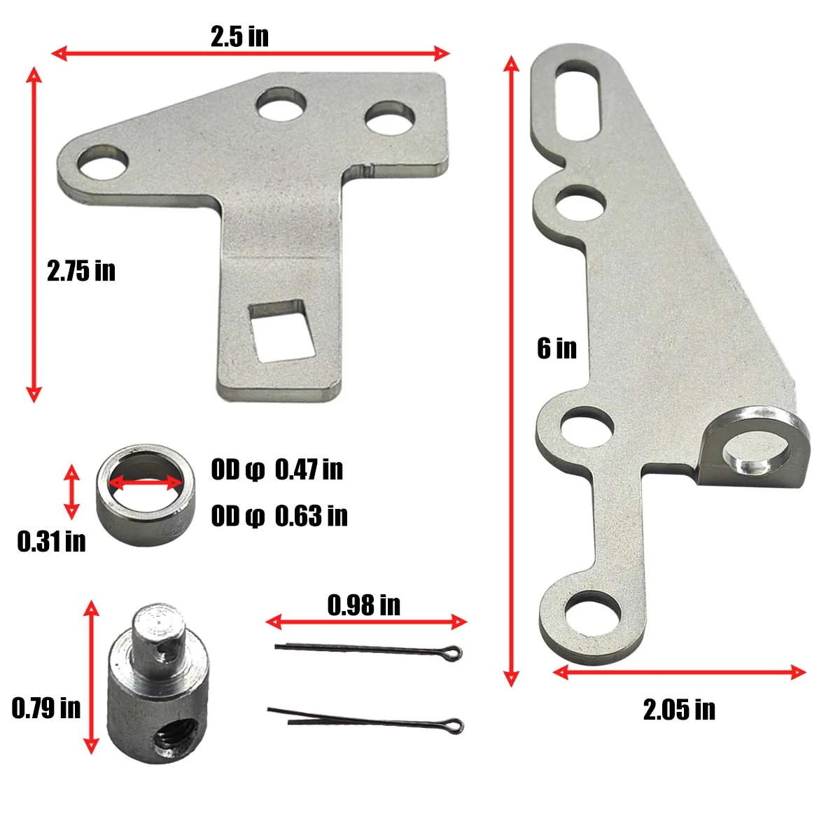 35498 Bracket and Lever Kit Replacement for TH250 TH350 TH400 200-4R 700R4 4L60E 4L80E 4L85E