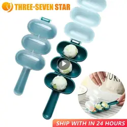 DIY Rice Baller Shakers Rice Ball Maker Rice Roll Shaker Lunch Maker Mould Onigiri Mold Ball Shaped Kitchen Tools Rice Ball Mold