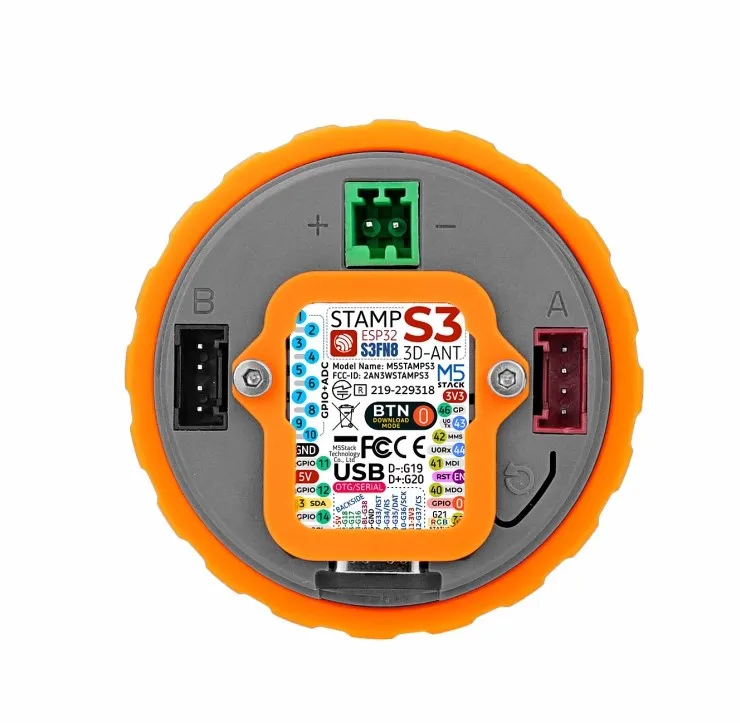 M5stack-m5dial-durch-Typ-Knopf 