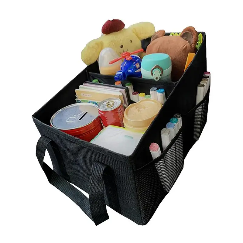 

Car Back Organizer Easy To Use Automotive Back Storage Container Neatly Organize Items While Traveling With Anti-Slip Design