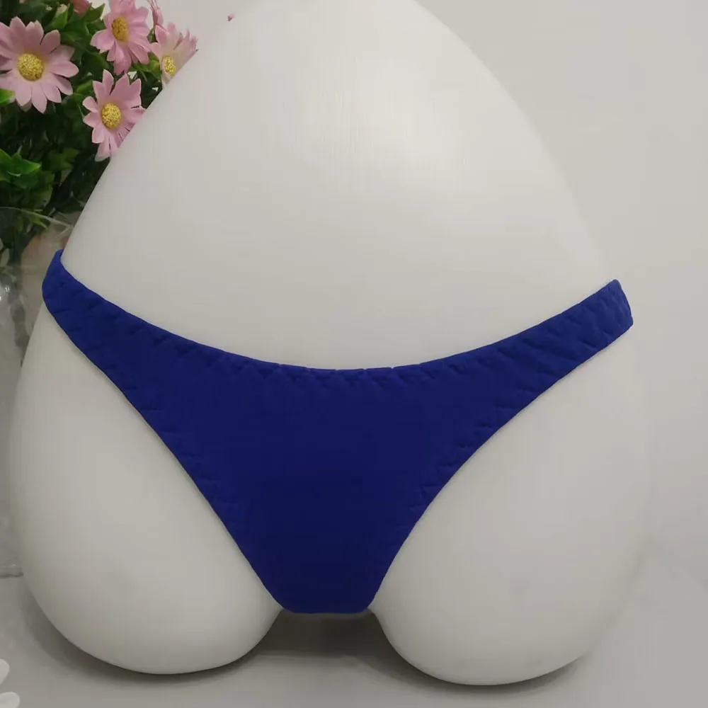 Women's Blue G-strings Sexy Low Waist Lingerie Underwear