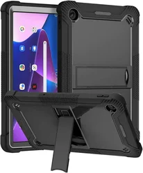 Hybrid Shockproof Tablet Case - Rugged Protection Cover - A7 10.4 - inch T500 (Black)