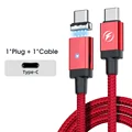 Red type c cable