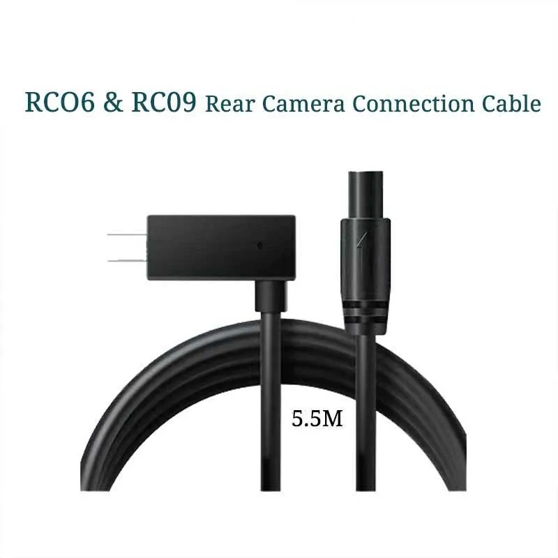 Cavo Collegamento Telecamera Posteriore TILLMANER - Compatibile Con 70MAI RCO6, RC05, RC09, RC12, RC11, FC02, RC14, Lunghezza 6 M, Nero