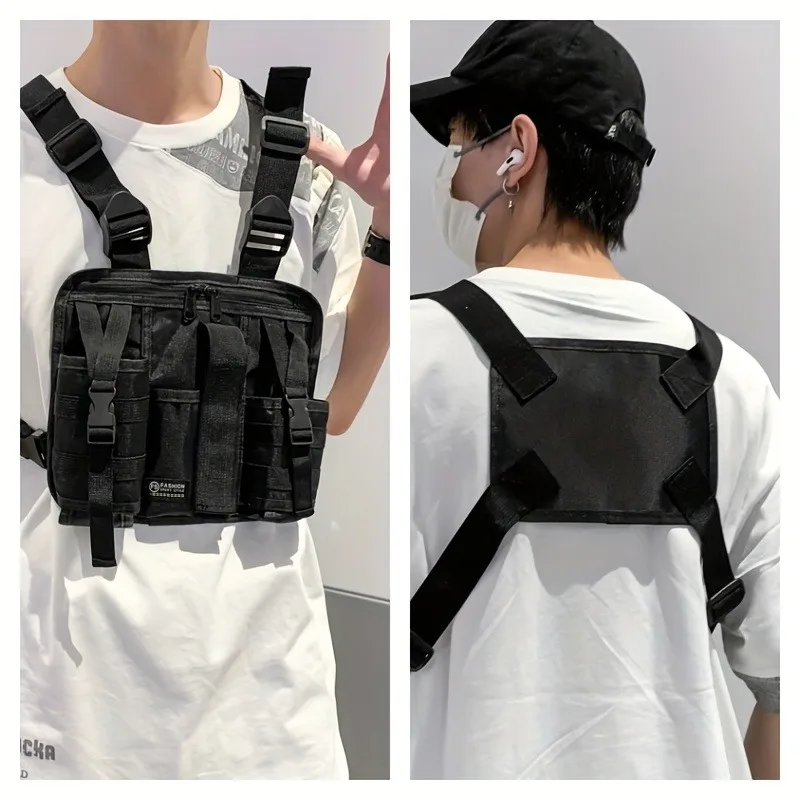 รูปสินค้า เสื้อกั๊กไนลอนยุทธวิธี ช่องเก็บของครบ ทนทานกลางแจ้ง