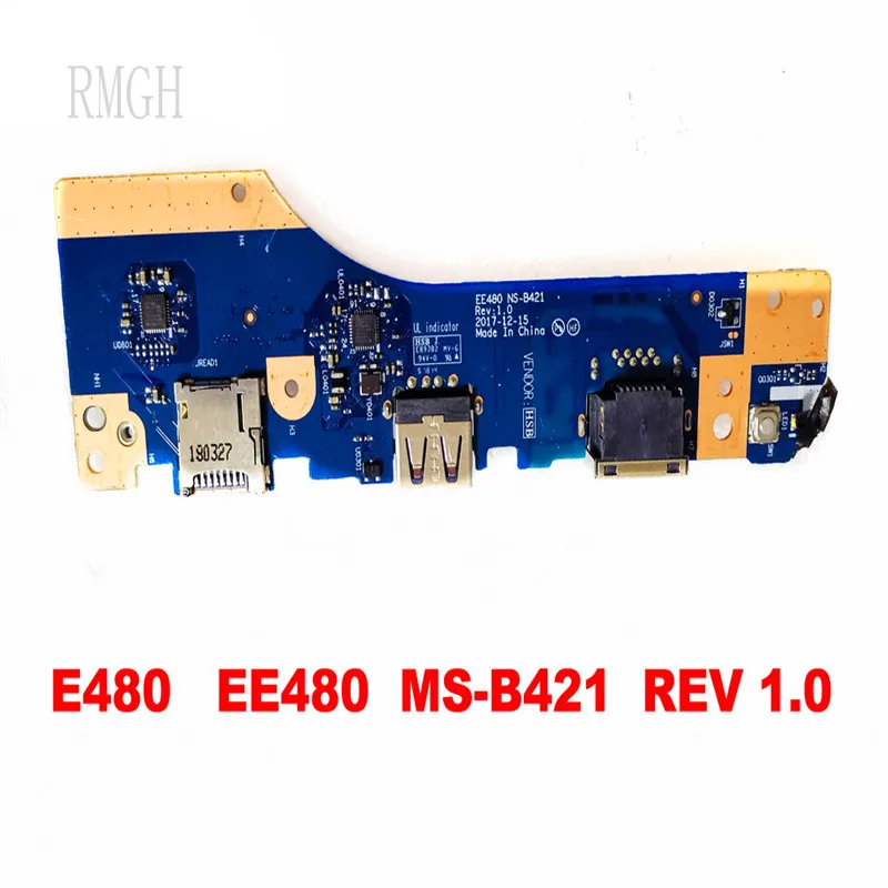 원래 Lenovo E480 USB 보드 E480 EE480 MS-B421 REV 1.0 테스트 좋은 무료 배송