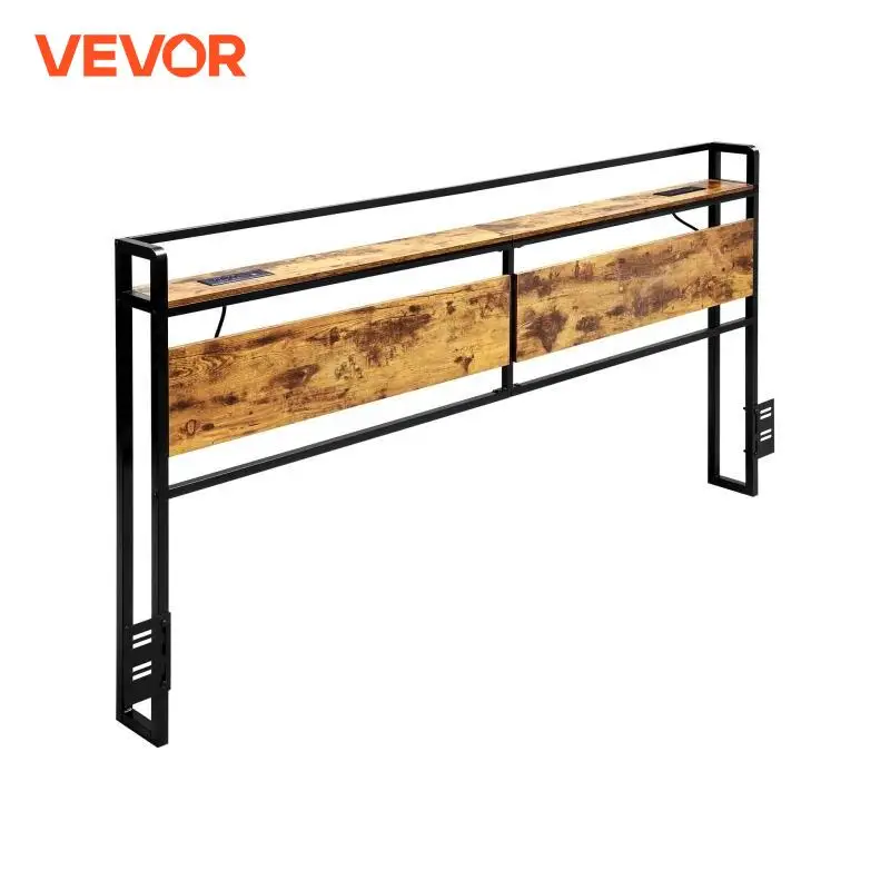 VEVOR King Size Adjustable Headboard with USB Ports