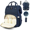 LEQUEEN Mommy Diaper Bag For Babies Large Capacity Organizer Waterproof Wide Opening Travel Backpack Mummy Baby Nappy Bag 1
