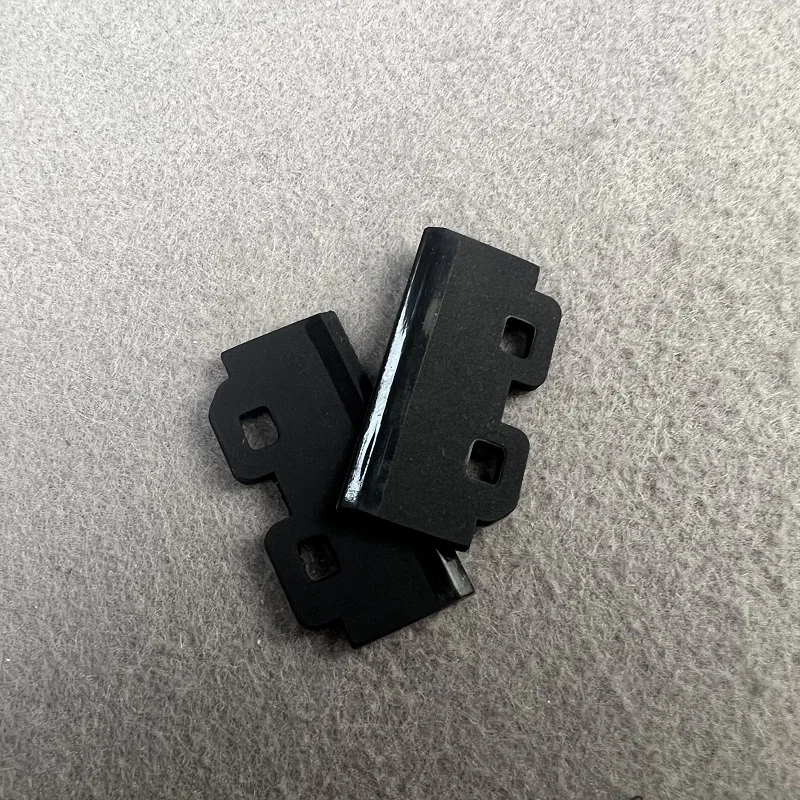 Printer Plotter Spare Parts 3.5CM Rubber Black Smooth Edge Cleaning Wiper