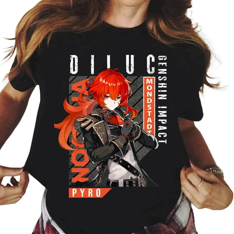 Рисунок 4 - Женская футболка с графическим принтом Genshin Impact