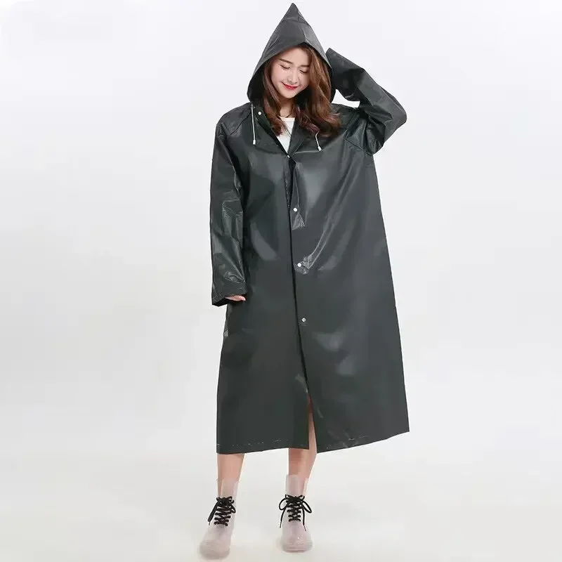 EVA Unisex Raincoat Thickened Waterproof Women Men Camping Waterproof Rainwear Suit Motorcycle Raincoat Rain Poncho Raincoat Suit Bike Raincoat