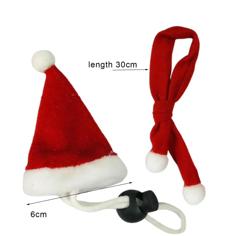 Pet Headgear 1 Set Reptile Hats with Scarf for Holiday Dress Up Bearded Dragon Lizard Amphibians small animal clothes pet headgear