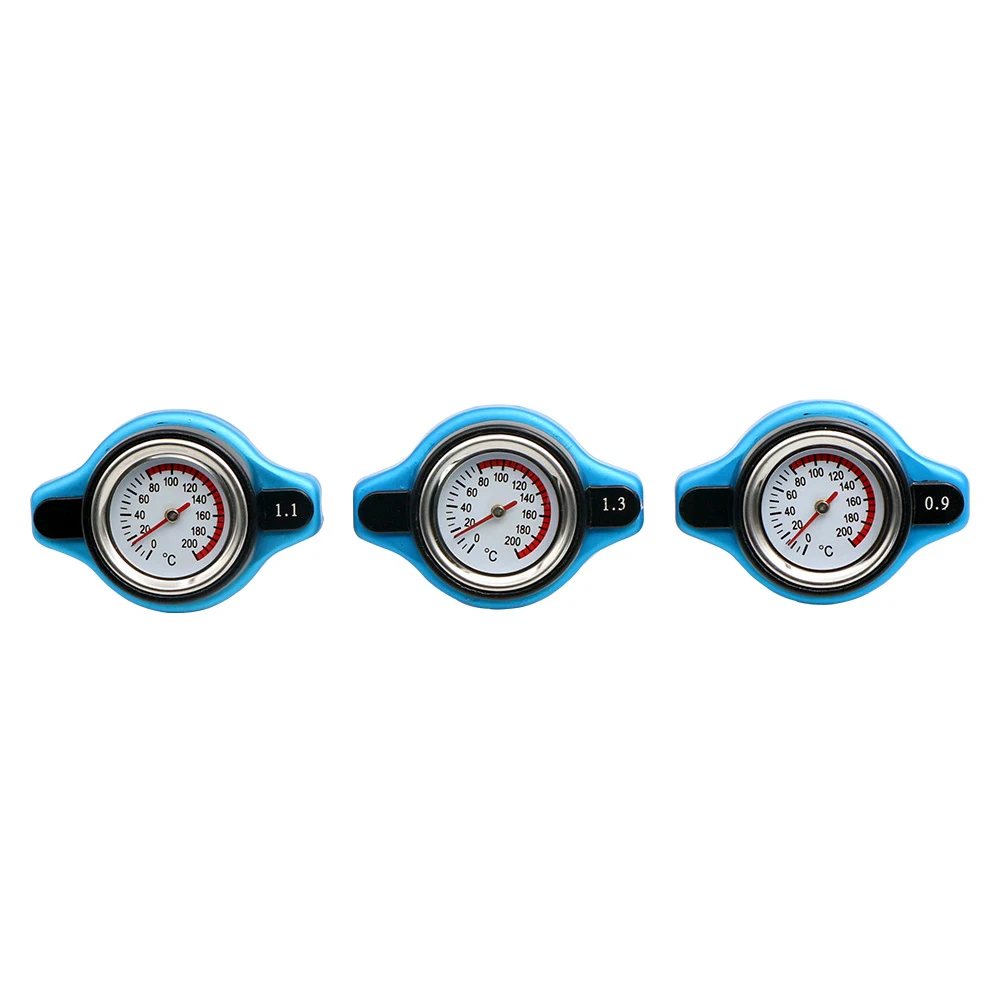 Radiator Cap Racing Small Size Thermost Radiator Cap COVER + Water Temp gauge 0.9BAR or 1.1BAR or 1.3 BAR Cover No (Big head)