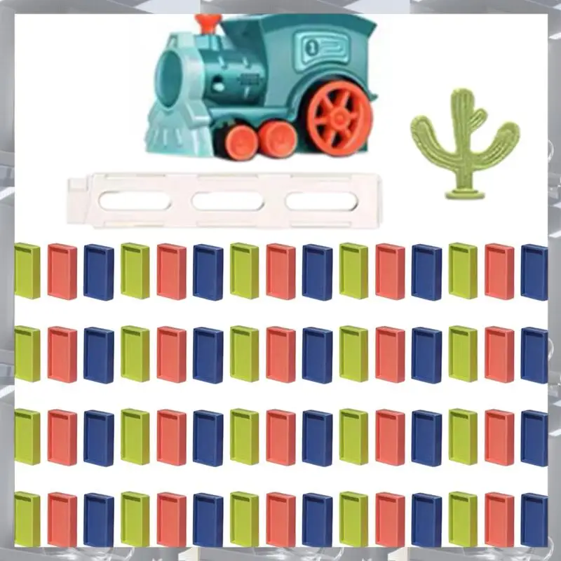 Train Electric Car Building Blocks Children's Automatic Laying Game Educational Toys Brain Game