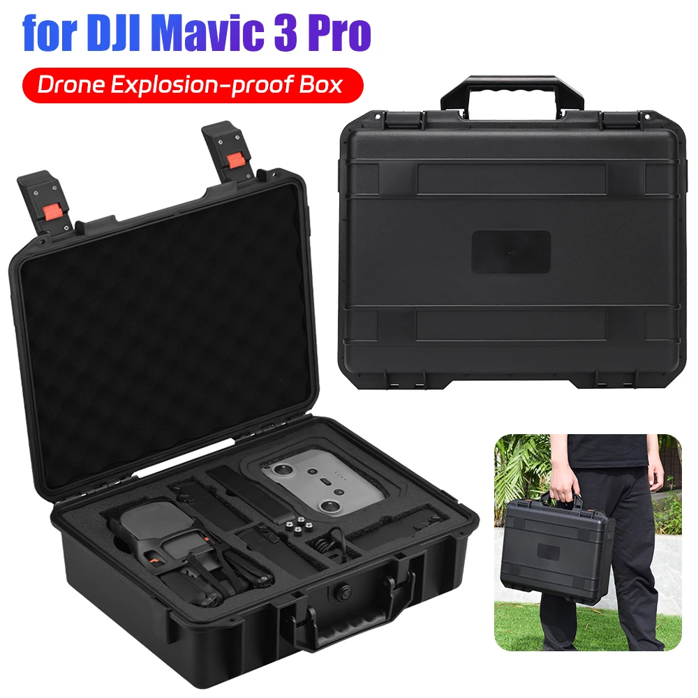 For Mavic 3 Pro Drone Storage Bag Portable Hard Shell Suitcase Waterproof Hard Case Drone Explosion-proof Box Accessories