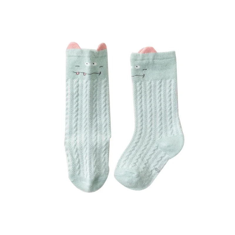 Baby Socks With Mesh Girls Boy Knee High Long Socks Infant Anti Mosquito Sock Newborn Kids Soft Breathable Floor Sock Summer