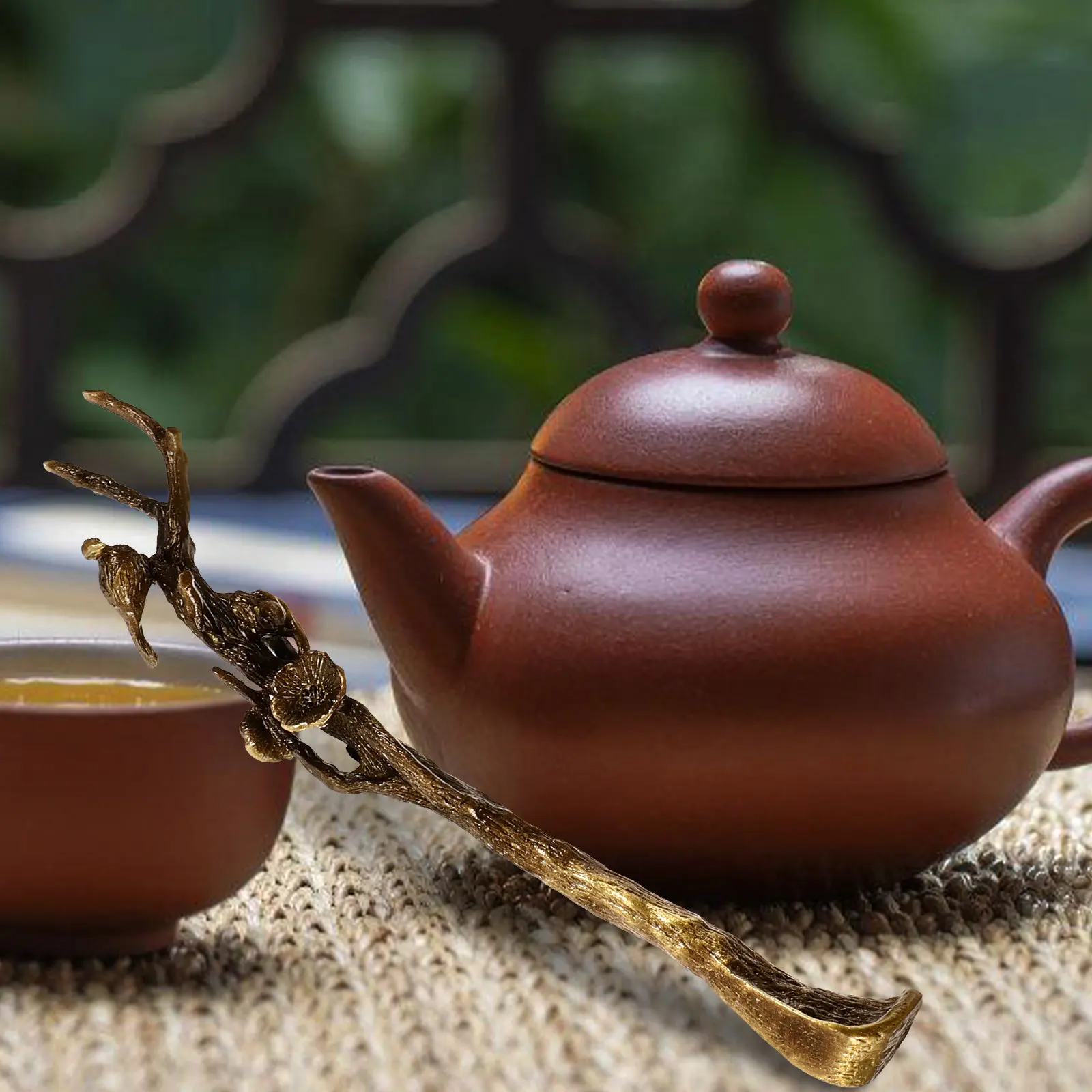 합금 푸얼차 바늘 실용적이고 정교한 디테일 처리, 정교한 장인정신, 다용도 도구, 편리한 차잎 도구