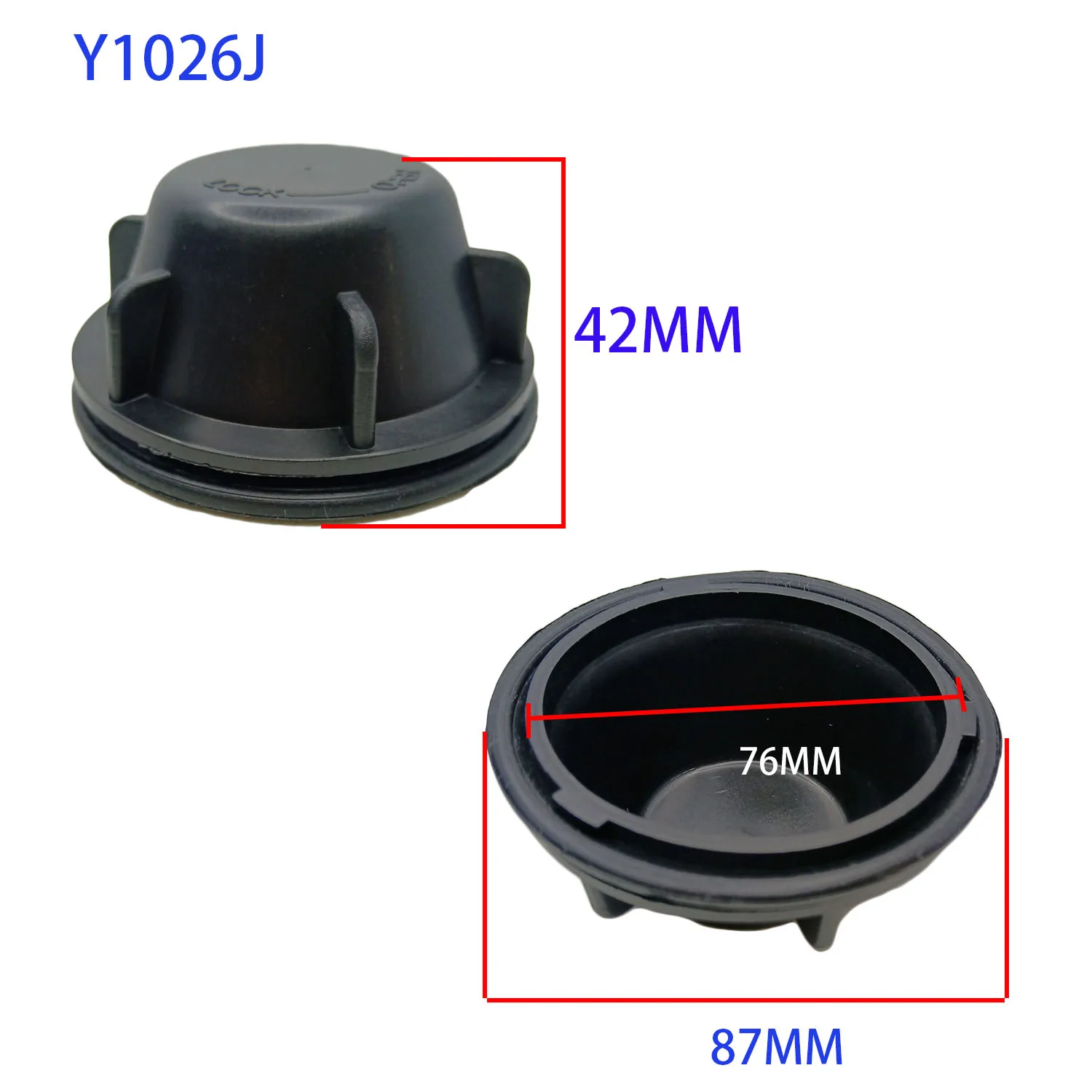 1PCHeadlampLEDBlubExtendedDustCoverHeadlightCapForHyundai