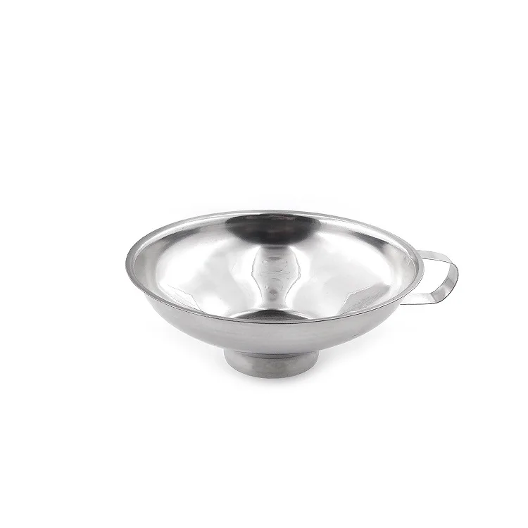 Stainless Steel Wide Mouth Funnel Large Diameter Funnel Jam Funnel