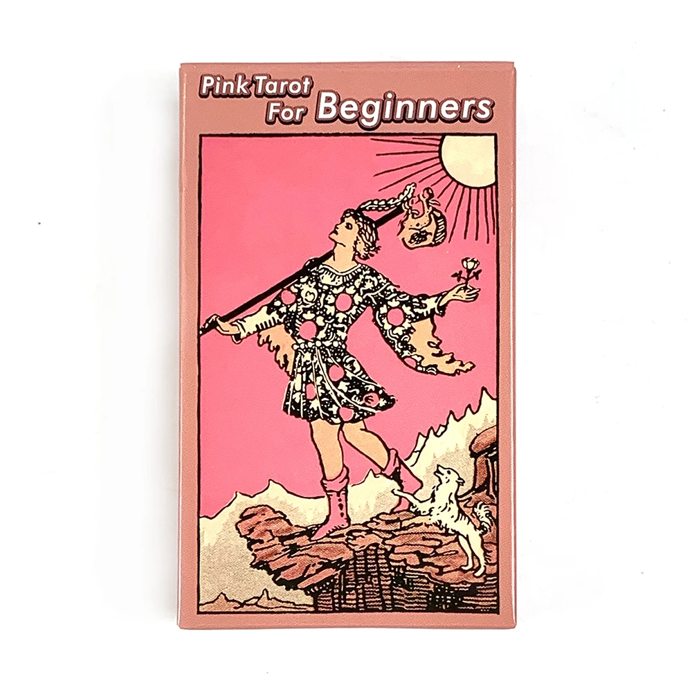 Pink Tarot For Beginners Cards A 78pcs Cards Deck Prophecy