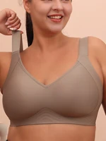Soutien-gorge de couchage à gros seins pour femmes 6XL sans jantes en acier rassemblées sans cicatrices gilet grande taille exercice de yoga soutien-gorge anti-affaissement 3