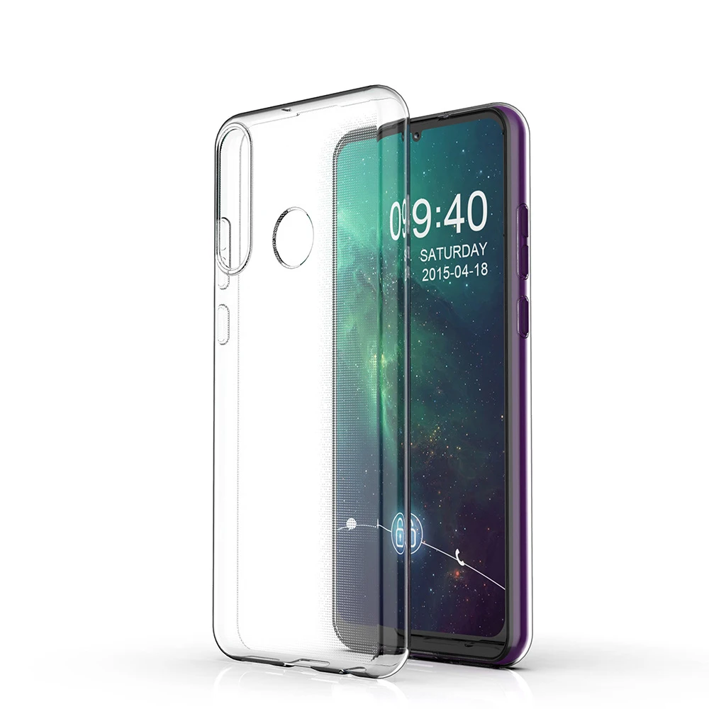 Clear Silicone Soft Back Phone Case - Transparent Protective Cover