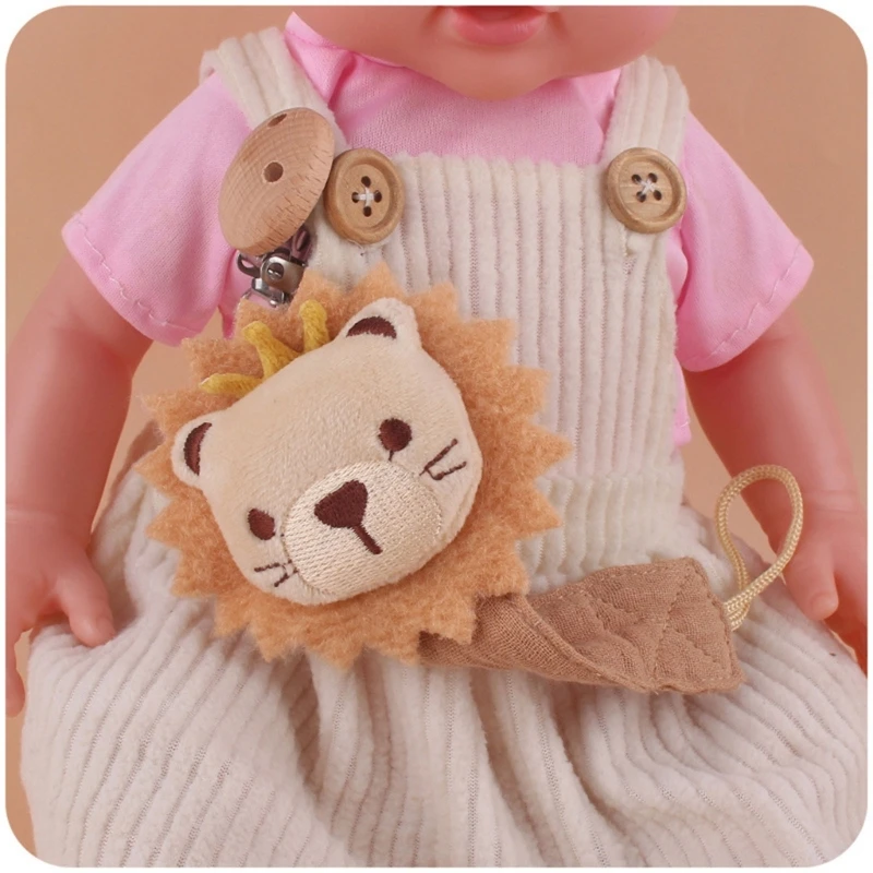 Pacifier Clip 1Pc Baby Cartoon Animal Dummy Chain Non-drop Nipple Holder Teether Pendant Soother Clip Rope Infant Product