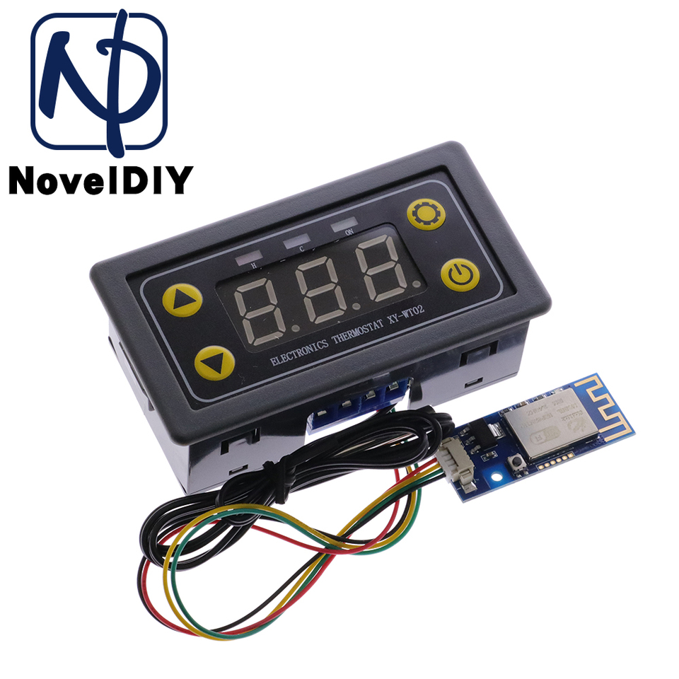 WIFI Remote Thermostat High Precision Digital Temperature Controller Module Cool Heat APP Temperature Collection High Low Alarm