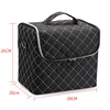 Women Cosmetic Boxes Zipper Nail Art Kit Storage Case Organizer Professional Make Up Handbag Large Capacity Plaid Makeup Bags 6